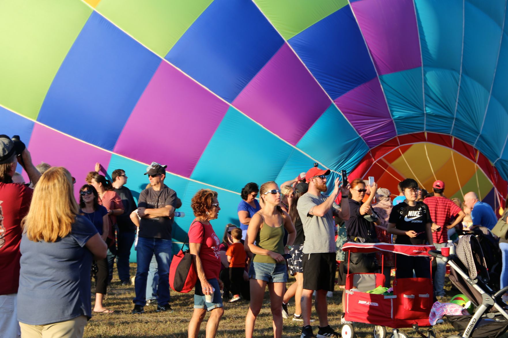 Adirondack Balloon Festival, Saturday night